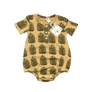 🆕 Kate Quinn Organics Pinecone Bubble Romper